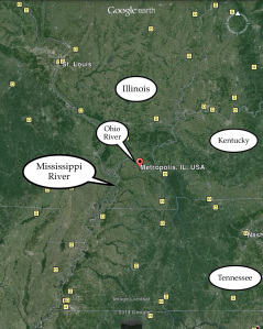 Metropolis, IL and Ohio-Miss Rivers